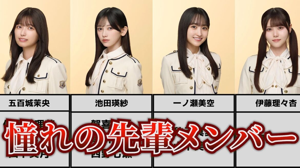 【乃木坂46】憧れの先輩メンバー全員分まとめ!意外な組み合わせも…