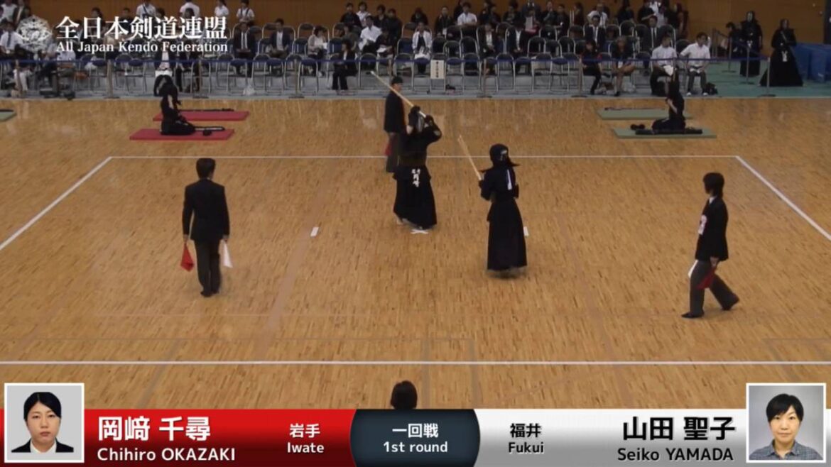 Chihiro OKAZAKI M1- Seiko YAMADA – 55th All Japan Women KENDO Championship – First round 28