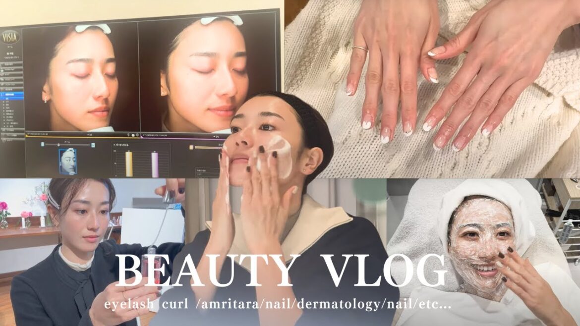 【美容vlog】最近のリアルな美容事情を公開 フェイシャル/まつげ/ネイル 💅etc…