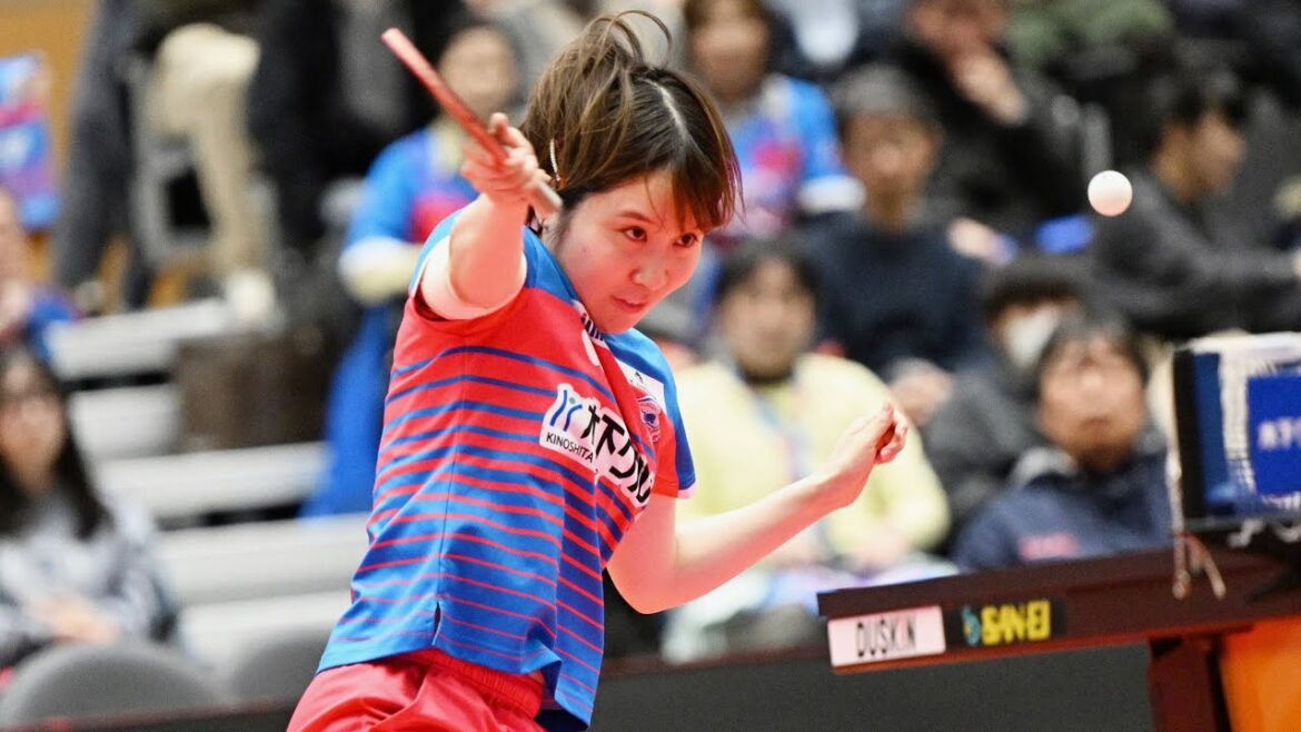 平野美宇 スーパープレー&ヒロインインタビュー 木下アビエル神奈川 vs 京都カグヤライズ ノジマTリーグ2024-2025 2025年03月08日(土) 駒沢屋内球技場【卓球 Tリーグ公式】