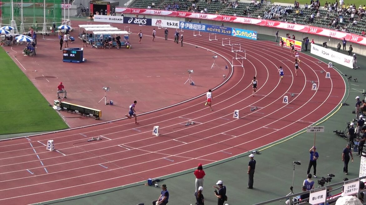2018JPN champ Men400mH heat2 Yuki MATSUSHITA50.06 松下祐樹 小西勇太