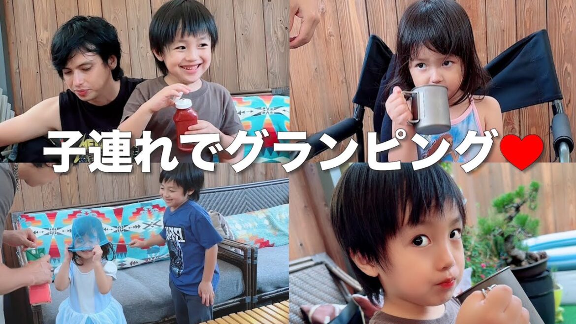 【アレク&のんちゃん】家族みんなで屋上でバーベキューしました❤️【未公開動画】
