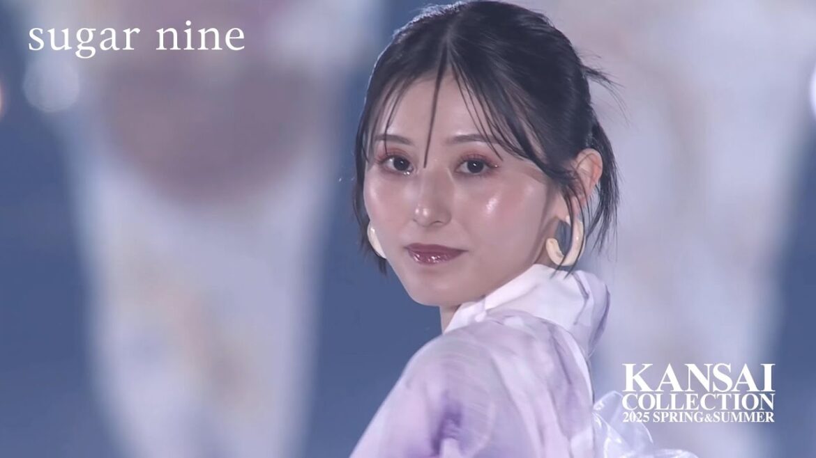 【吉井美優】美しい浴衣姿で会場を癒やしでつつむ♡|KANSAI COLLECTION 2025 SPRING & SUMMER