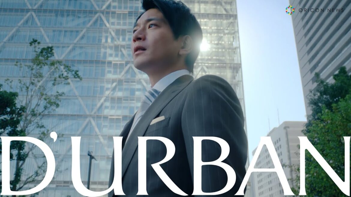 向井理、モデル業初挑戦で美しいスーツ姿を披露!『D’URBAN』イメージキャラクターに就任