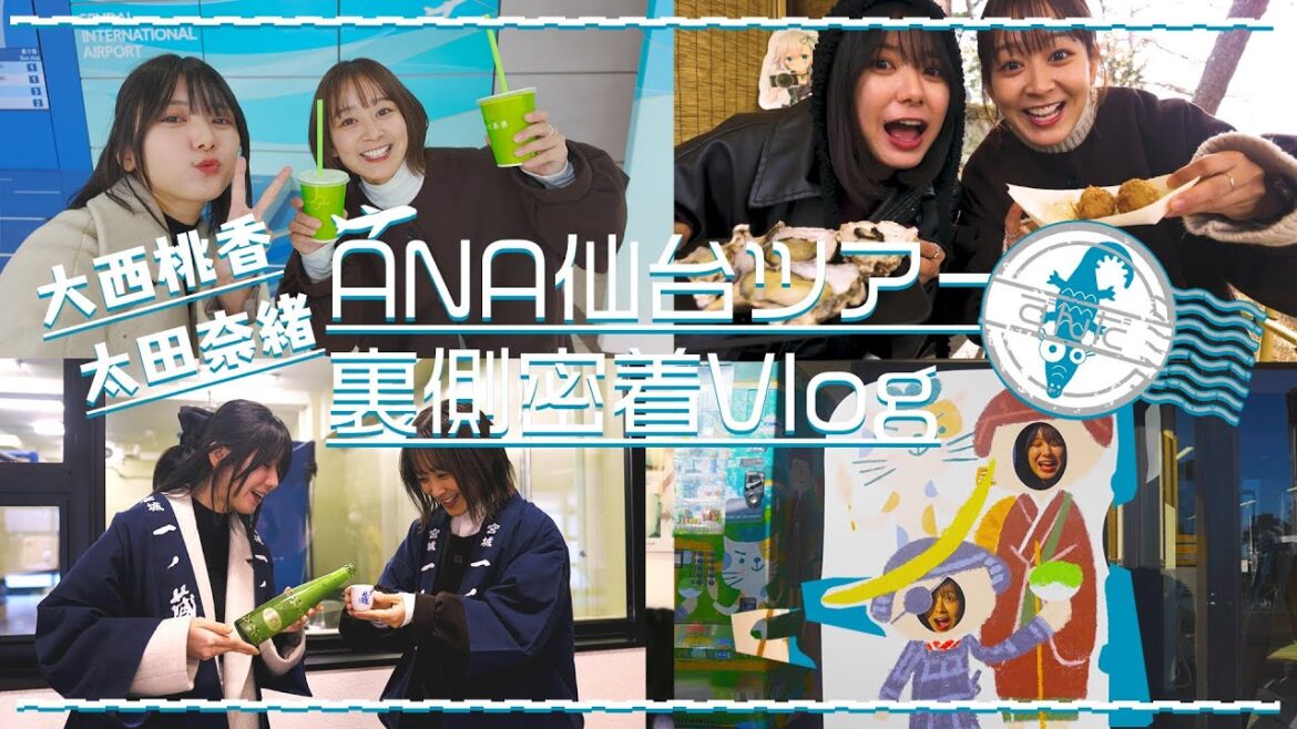 大西桃香・太田奈緒と行く!ANA仙台ツアー裏側密着Vlog