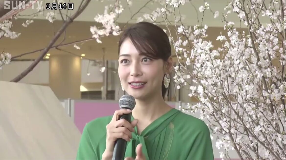 阪急西宮ガーデンズ 春の幕開けセレモニーに相武紗季さん登場
