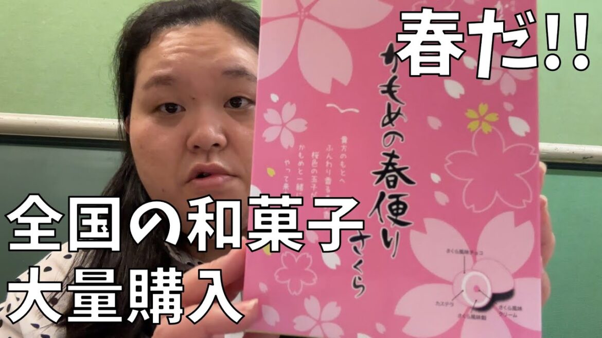 【高島屋 和菓子購入品紹介】春だから高島屋で全国の和菓子をゲットしてきたよ!【ナチュラルローソンのムーミン】
