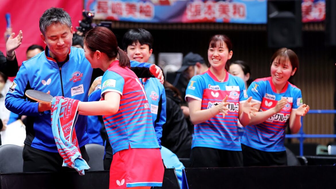 日本ペイントマレッツ vs 木下アビエル神奈川 ノジマTリーグ2024-2025プレーオフ女子ファイナル 2025年3月23日(日) 代々木第二体育館【卓球 Tリーグ公式】