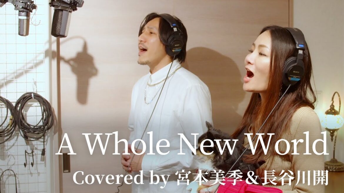 A Whole New World(from Araddin) covered by 宮本美季&長谷川開 arrange&music by Miki Miyamoto