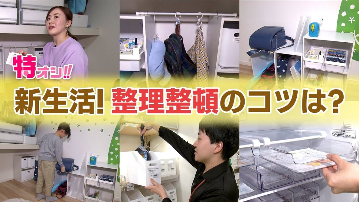 徹底解説 必見!「新生活!新入学!春に向けて整理整頓のコツは?」