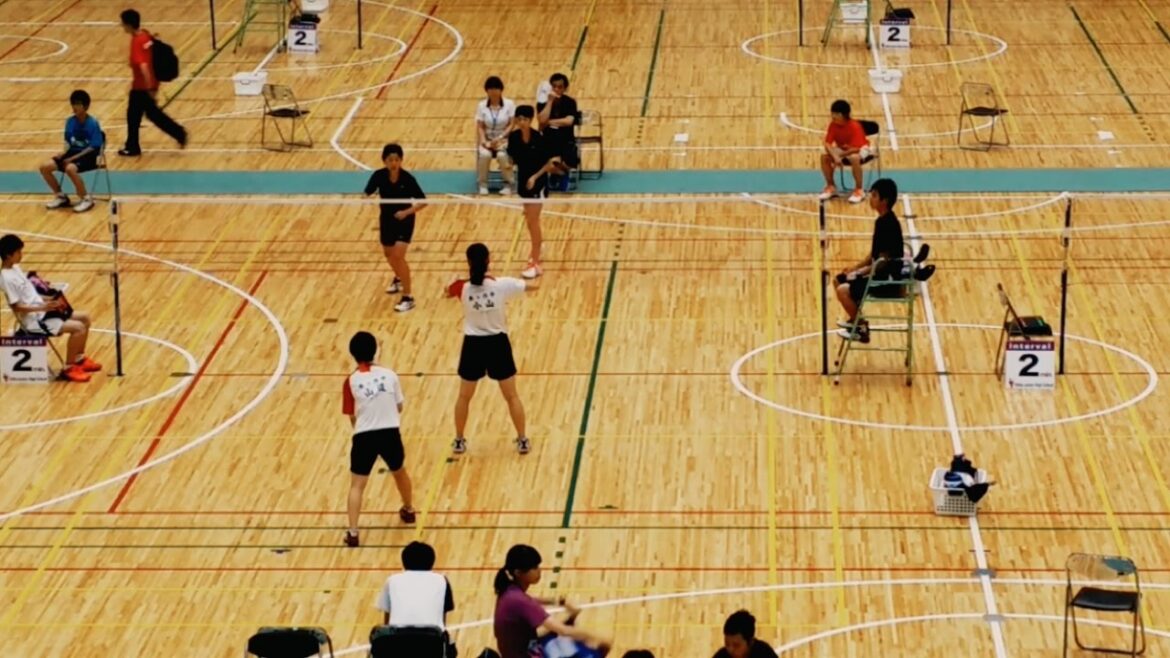 H28千葉県中学校バドミントン総合大会 決勝 栗原あかり・栗原琉夏・杉山未来ほか