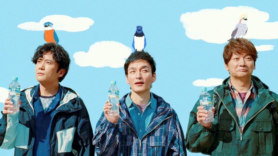 稲垣吾郎、草彅剛、香取慎吾が3羽の鳥に扮し鼻から上だけでリアクション!? サントリー新TV-CM「#素晴らしい過去になろう」