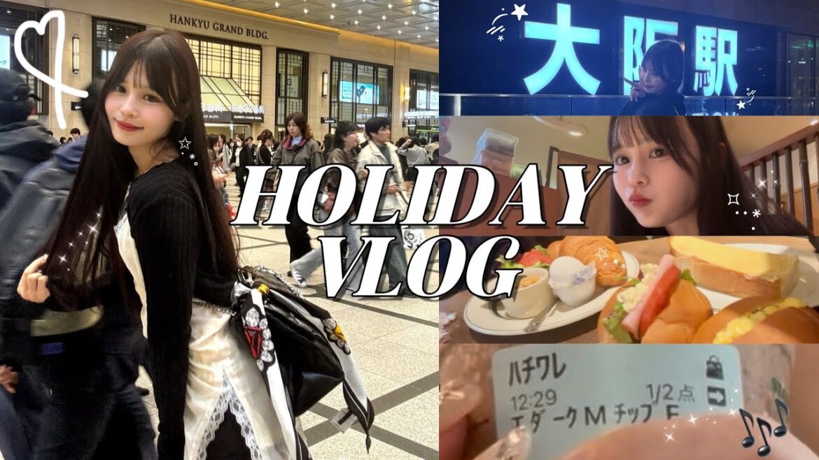お寿司食べて🍣バック買う🛍️休日VLOG(ᐢᴖ ·̫ ᴖᐢ)⟡.·*.