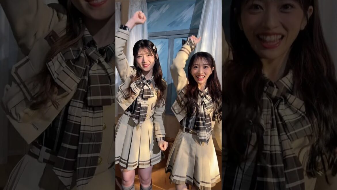 🍊 4/2 発売 #まさかのConfession #野菜引っこ抜きポーズ 🌸 #AKB48 #村山彩希 Yuiri #向井地美音 Mion 🍓 #AKB48_20thYear #shorts
