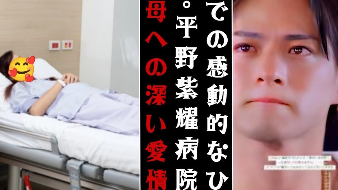 母への深い愛情。平野紫耀、病院での感動的なひととき•••