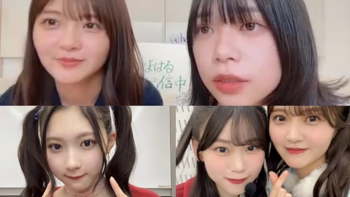 山口陽世 山下葉留花 谷口愛季 山下瞳月 あいりちゃんに誕生日サプライズとしーちゃんとラーメンに行きたいはるはる♪