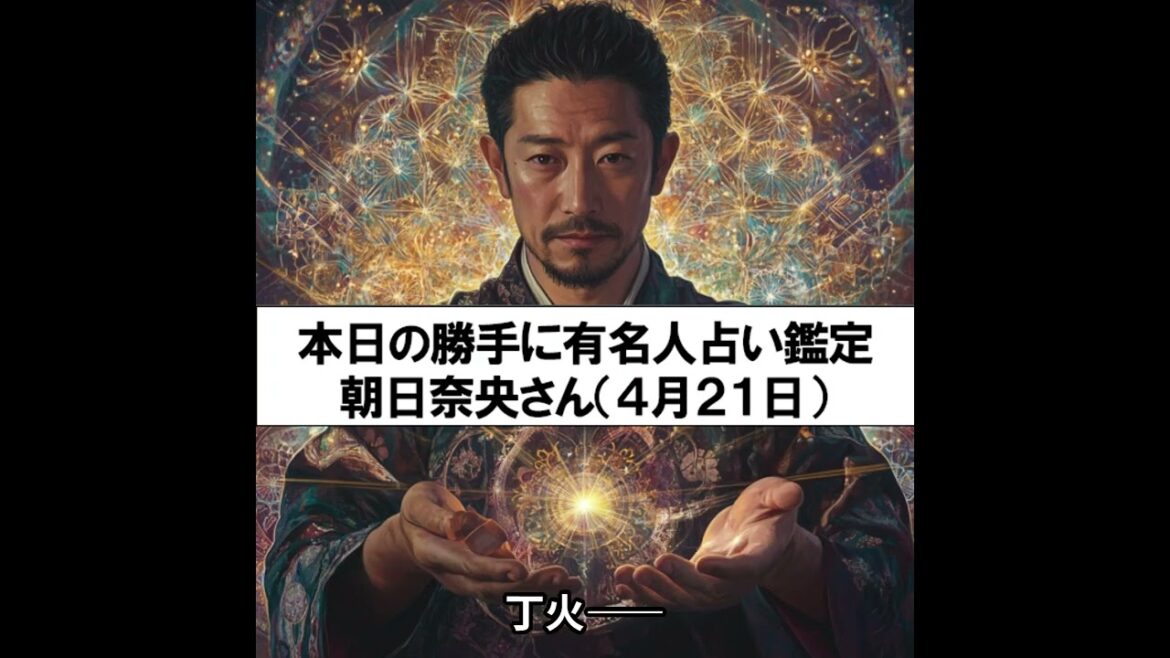 【勝手に有名人占い鑑定!】4月21日生まれ、朝日奈央さん