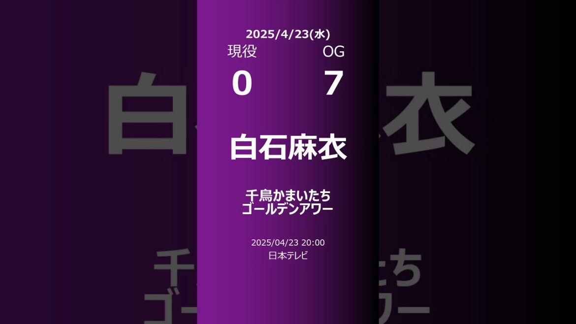 【明日の乃木坂】現役・OG 2025/04/23 #shorts #乃木坂46 【番組出演】