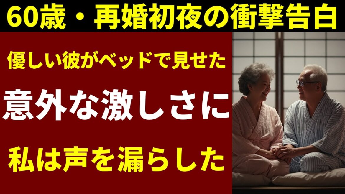 【シニア恋愛】「初夜なのに…まるで長年連れ添った夫婦のような安心感と、ときめき。忘れられない夜です。」【シニアの恋愛】【未亡人】
