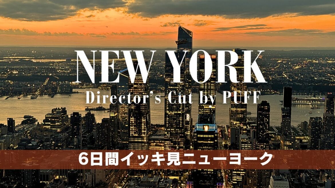 【NEW YORK】6日間イッキ見ニューヨーク|ANA プレミアムエコノミーで行くNY|Director’s Cut by PUFF