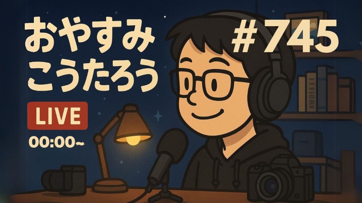 「チョコミントはお好きですか?」0:00〜0:30くらいまでこんばんはとおやすみなさいをぼくが言いたいだけのライブ💤