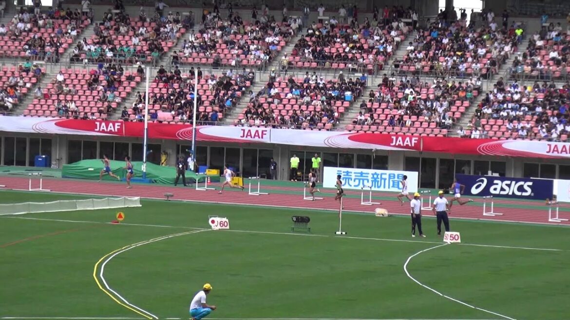 2015日本選手権男子400mH予選1組 野澤啓佑49.76 Keisuke NOZAWA1st 田辺将大良50.14吉田和晃51.01