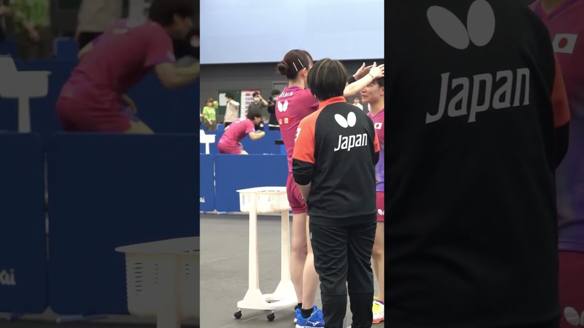 伊藤美誠や早田ひなに可愛がられる横井咲桜✨|世界卓球2025個人戦 公開練習