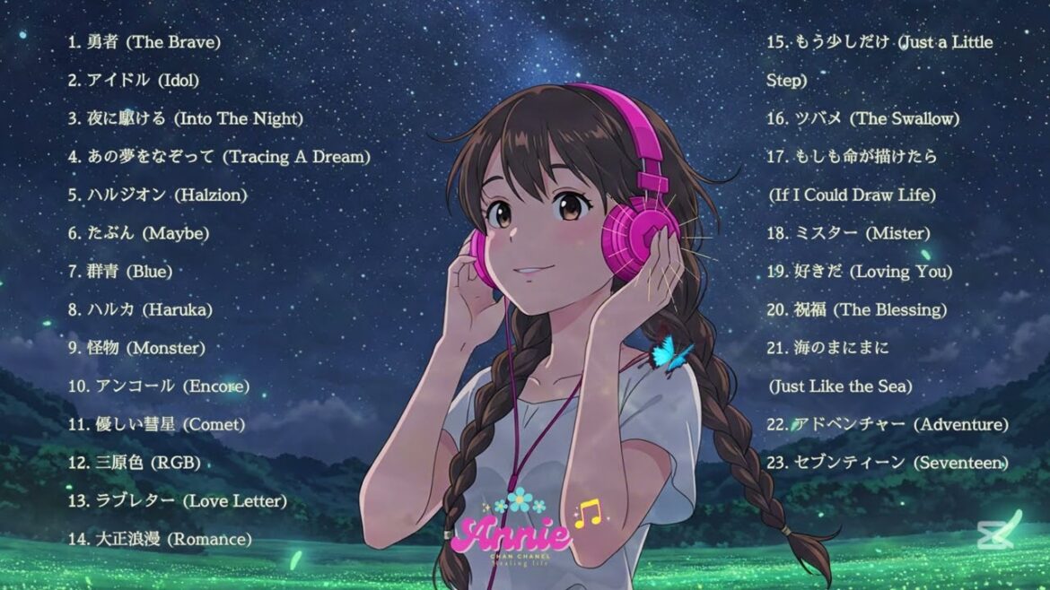 【YOASOBI🌷】全有名曲メドレー |Study with me|Work with me|リラックスタイム|安眠・癒し・作業用BGM|勉強用BGM|AnnieChan_playlist ⑤