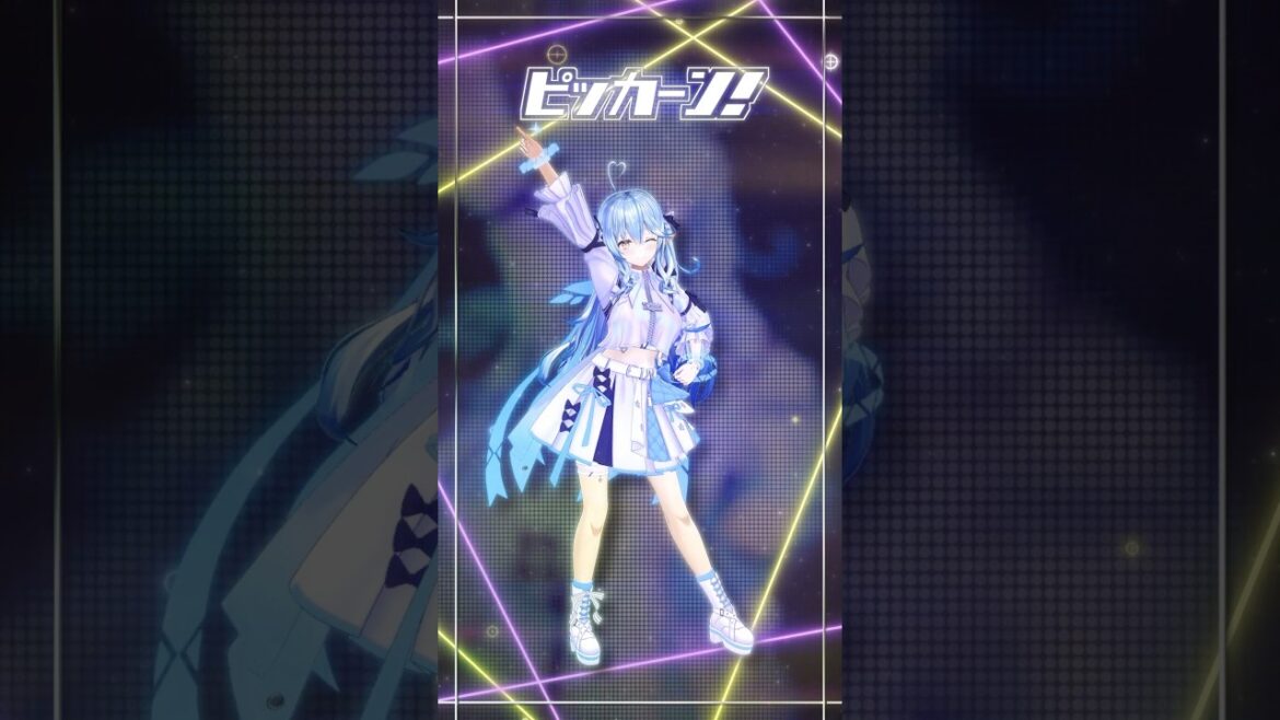 【踊ってみた】ピッカーン!/ Giga & TeddyLoid meets 松田里奈 & 森田ひかる #hololive #雪花ラミィ #shorts
