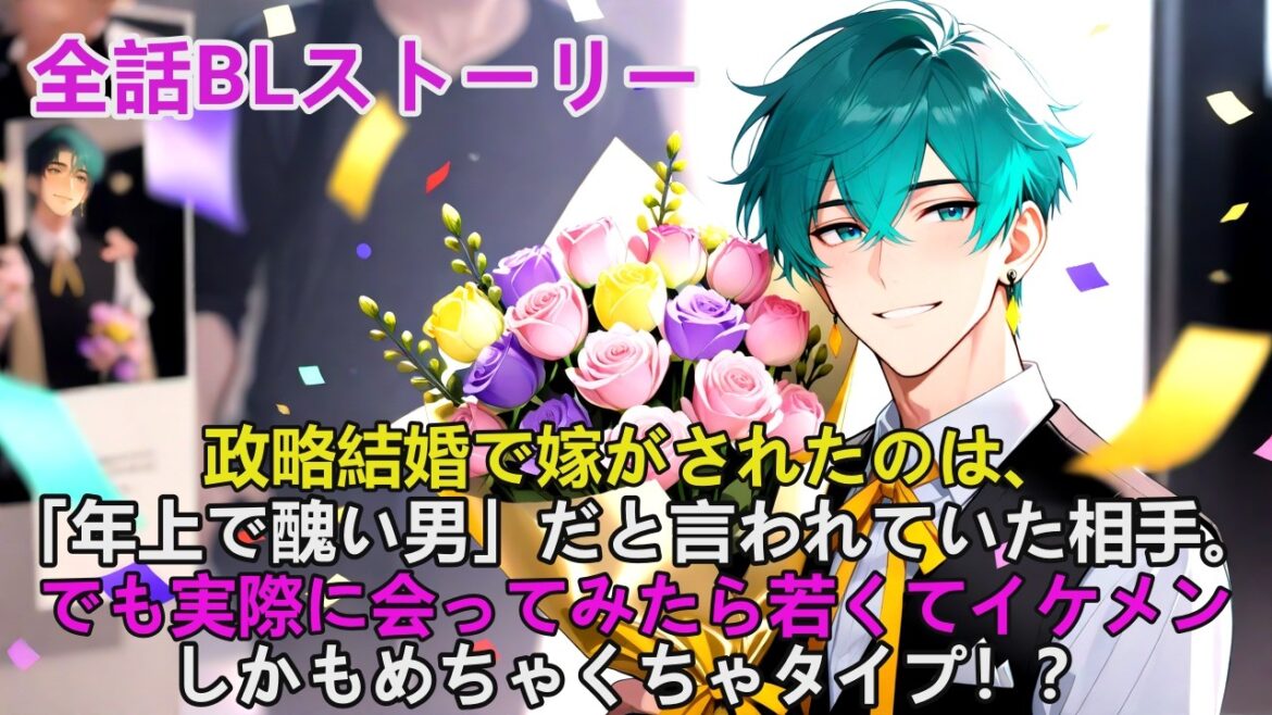 BLストーリー🌈政略結婚で嫁がされたのは、「年上で醜い男」だと言われていた相手。でも実際に会ってみたら…若くてイケメン、しかもめちゃくちゃタイプ!?#yaoi #bl #ゲイ #ストーリー朗読