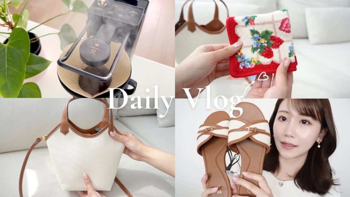 【daily vlog🪿🌤️】とある休日の1日。ZARA購入品/バッグの中身/楽しみにしていた場所へお出掛け😯🍒🍃