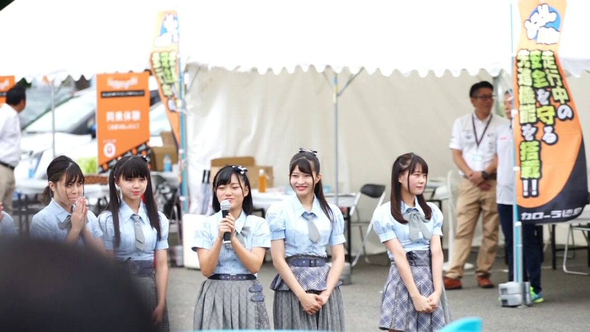 2018.9.2 徳島県 みんなのカローラ祭り2018 AKB48 Team8 体験コーナー あいさつ