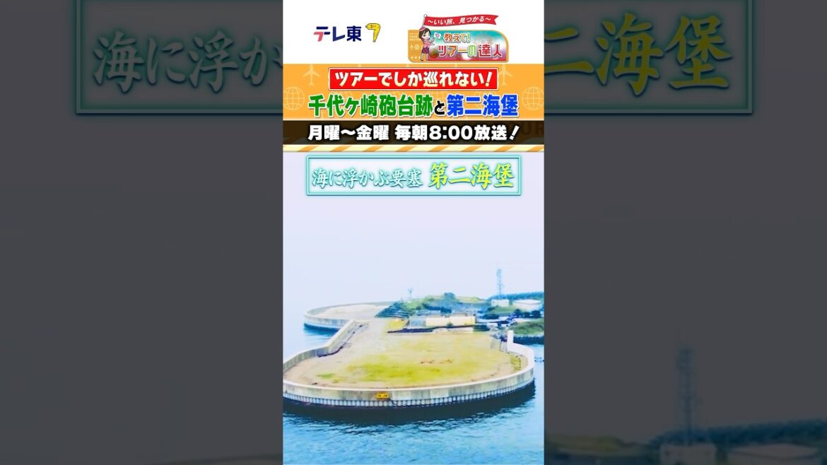 【教えて!ツアーの達人】東京湾に浮かぶ巨大要塞 第二海堡に上陸!大人の社会科見学・日帰りツアー #shorts #shortvideo #short #旅番組
