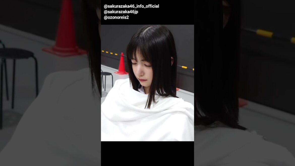 大園玲 お疲れな寝んね子れいちゃん♪櫻坂46