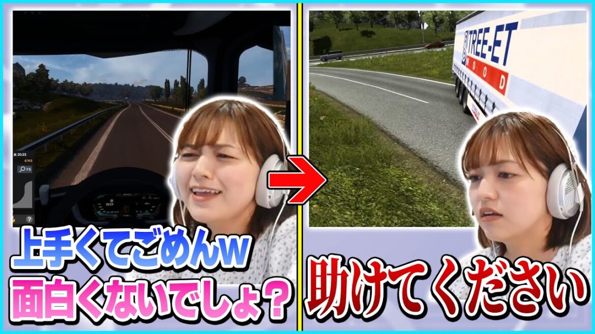 【トラック】運転が上手くなってしまったあゆたろう、雑談に花を咲かせるが大事故を引き起こす【中村歩加/Euro Truck Simulator 2/切り抜き】
