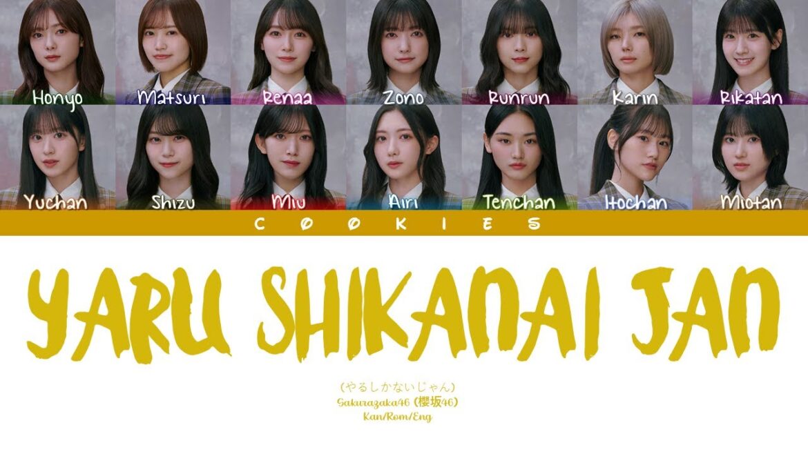 Sakurazaka46 (櫻坂46) – Yaru Shikanai jan (やるしかないじゃん) (Kan/Rom/Eng Color Coded Lyrics)
