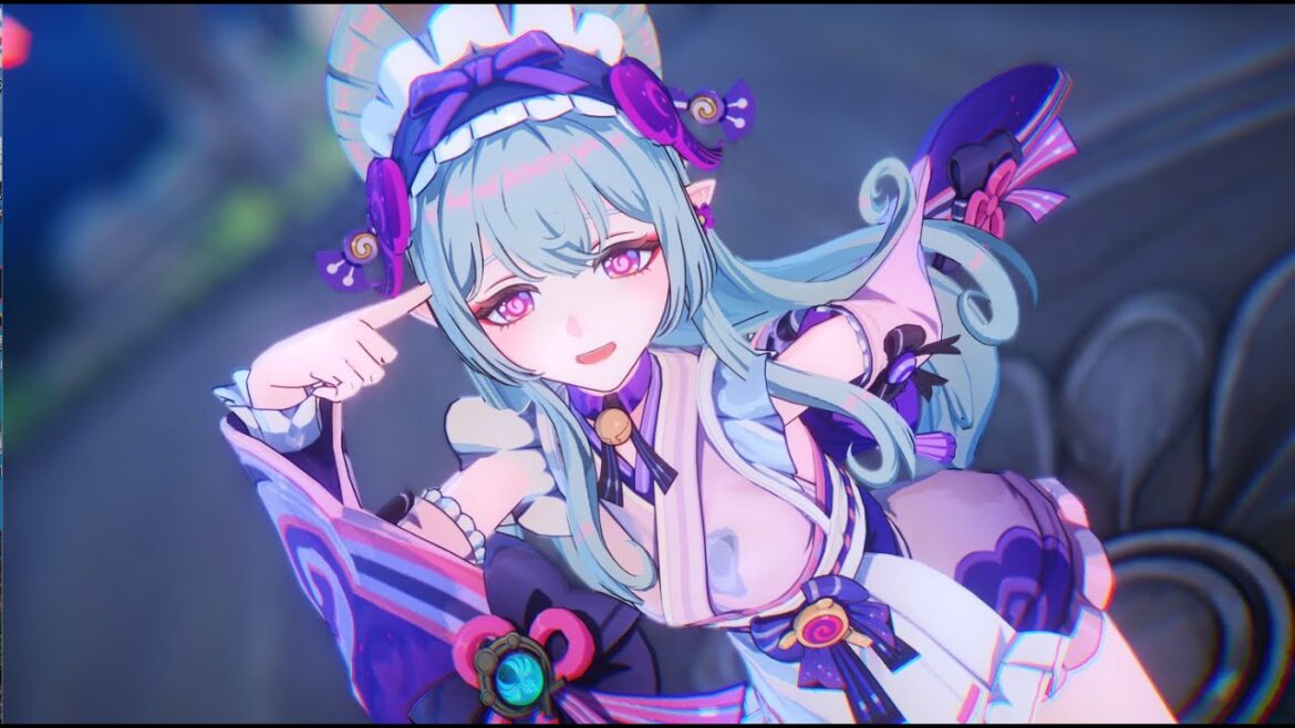 Genshin Impact MMD/4K/60FPS-Yumemizuki Mizuki-SOS