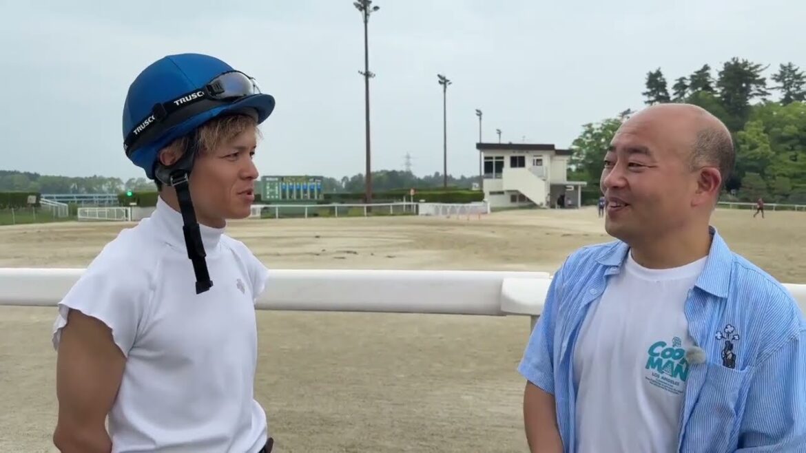 京都ハイジャンプをアンクルブラックで制覇した高田潤騎手に林局長がインタビュー!
