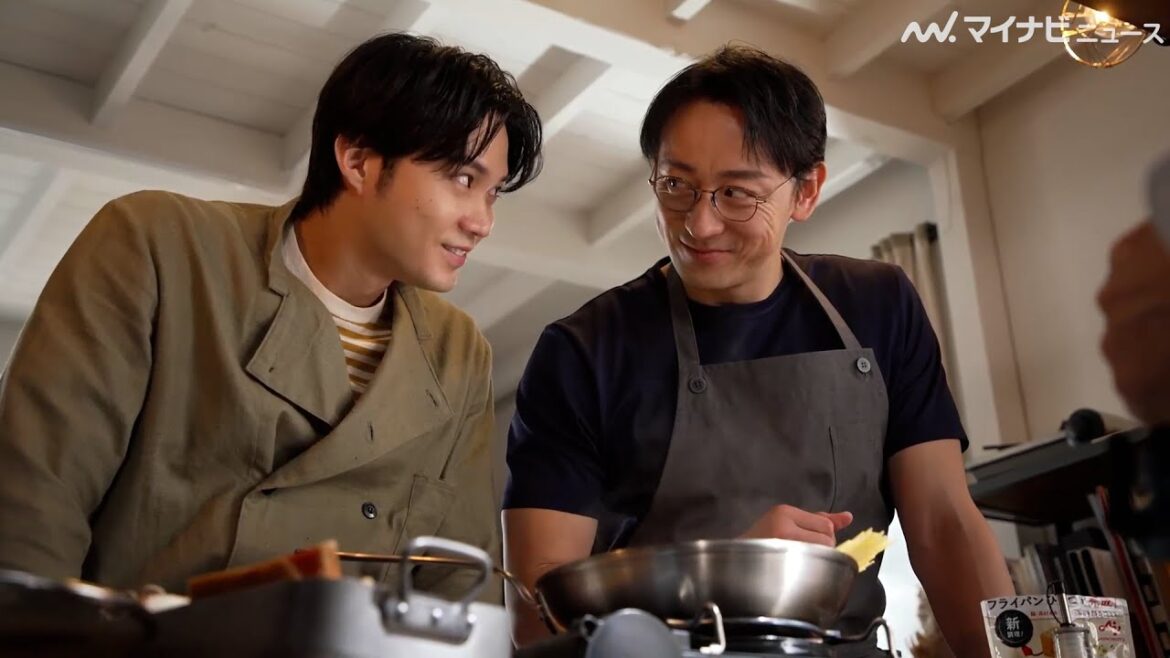 山本耕史&磯村勇斗、CM初共演!キッチンで仲良く料理する姿に、思わずきのう何を食べたか聞きたくなってしまう 味の素『パスタキューブ』新CM&メイキング&インタビュー公開
