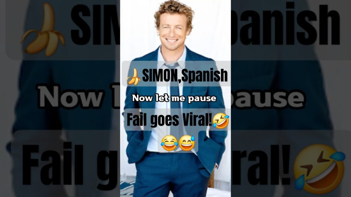 Simon Baker’s Red Carpet Banana Moment?! 🍌😂 Simon Baker#spanishvideo#spanishdrill#funnystory