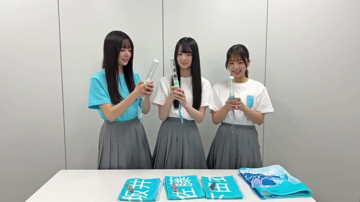 日向坂46 五期生からグッズ紹介♪坂井新奈 佐藤優羽 下田衣珠季