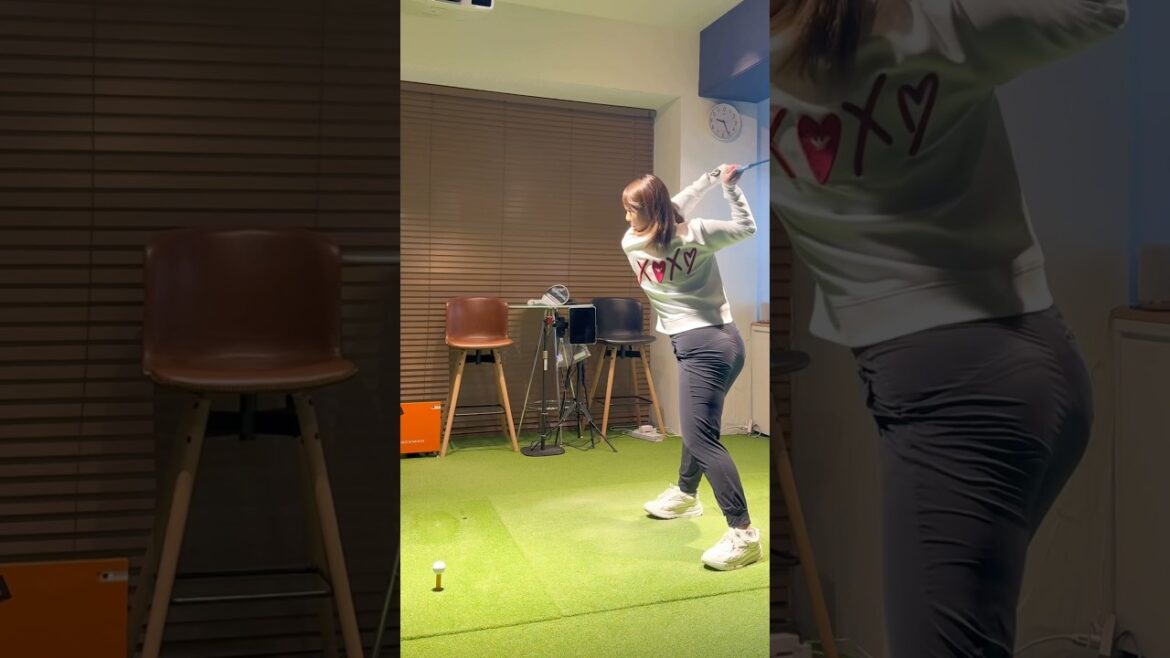 【飛距離アップ】シンプルなスイングで飛ばすコツは〇〇です!【女子ドラコン世界チャンピオン】【ドライバーショット】【ゴルフレッスン】#short #shorts