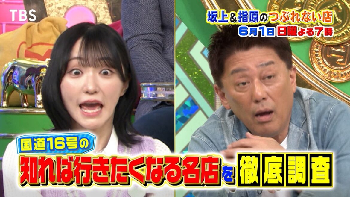 日本一のグルメ道路“国道16号”の超人気店を大調査!『坂上&指原のつぶれない店』6/1(日)【TBS】