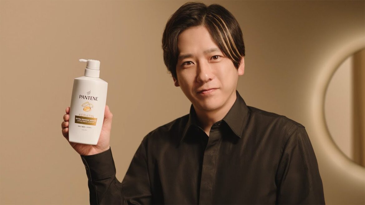 二宮和也、俳優人生初の美容師役に挑戦 メッシュヘアでクールに登場 「パンテーン」CM初起用