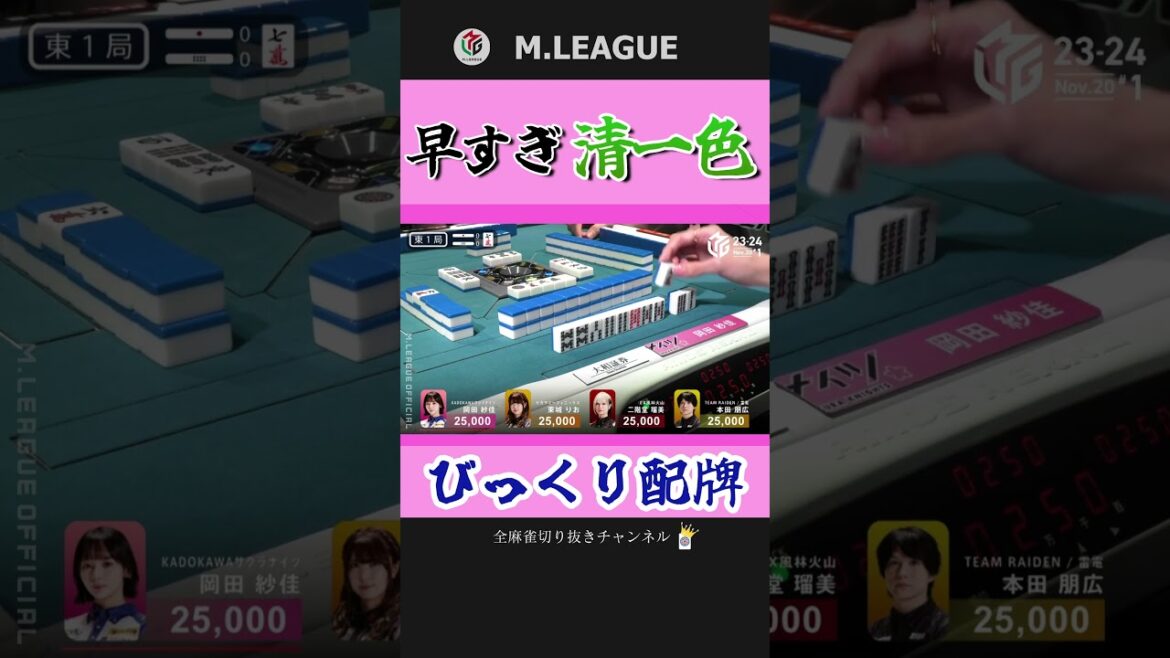 岡田紗佳の東発・親跳満‼【Mリーグ】