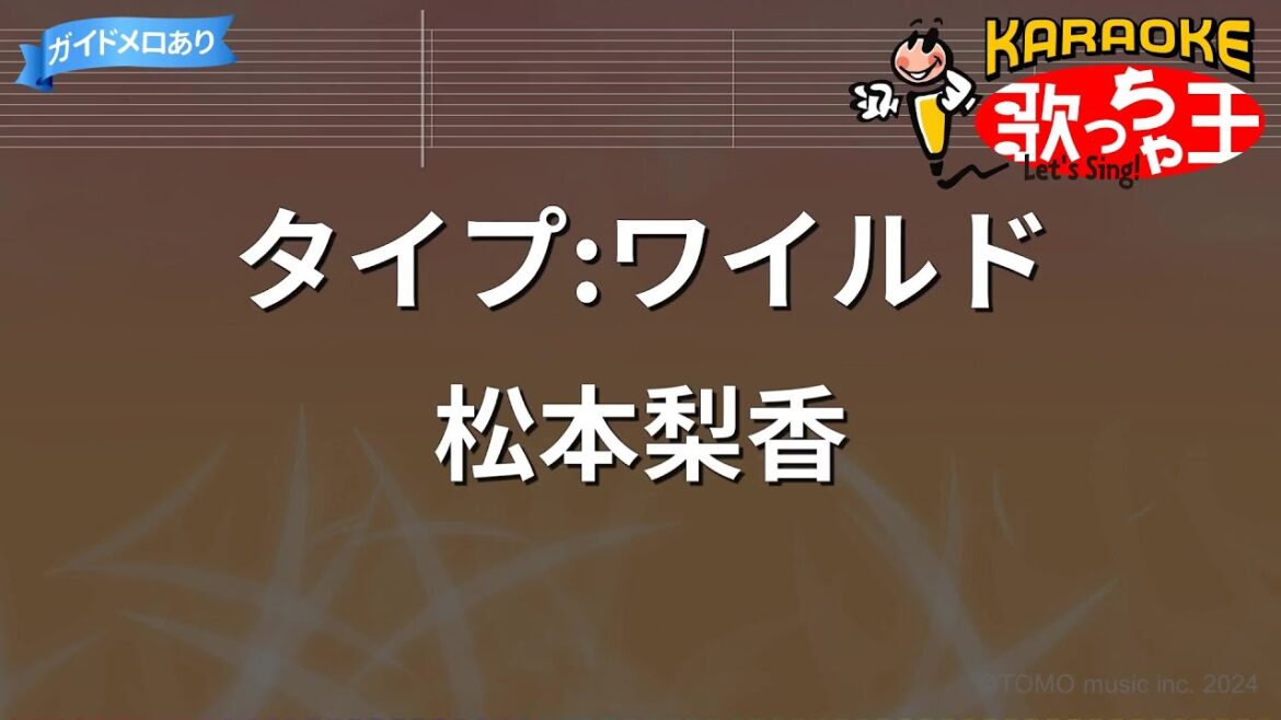 【カラオケ】タイプ:ワイルド / 松本梨香