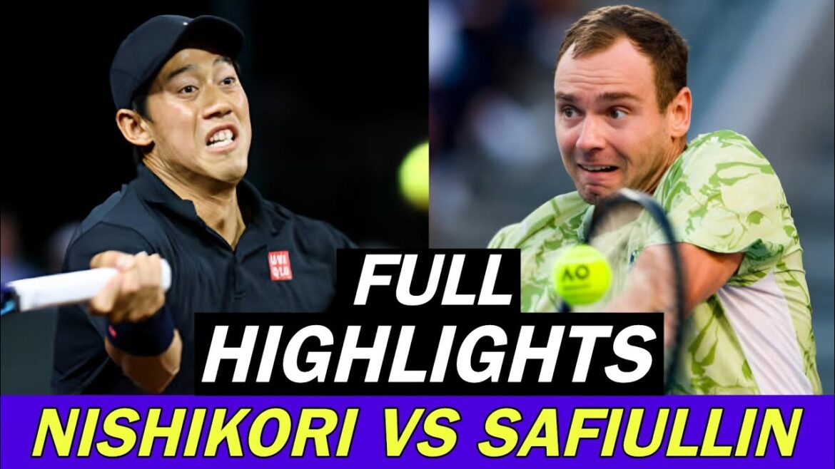 Kei Nishikori 錦織 圭 vs Roman Safiullin Full Highlights | Tennis Match Highlights (HD)