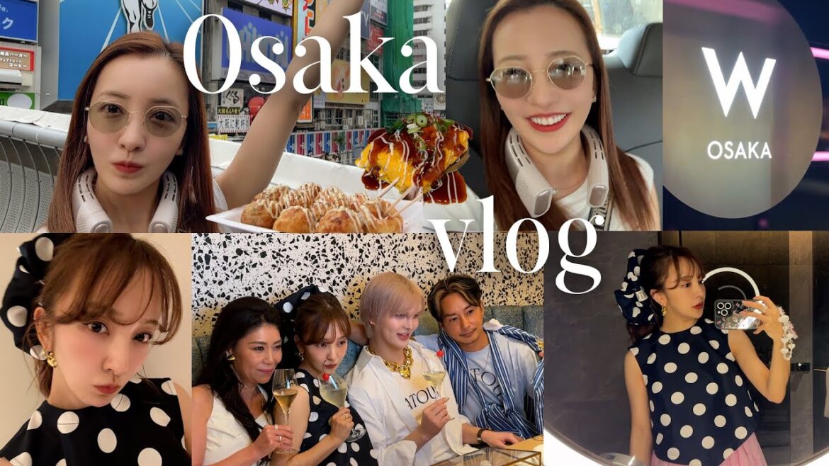 【大阪】PATOUイベントで大阪へ🎀はじめての食べ歩きを満喫した2日間🐙【vlog】