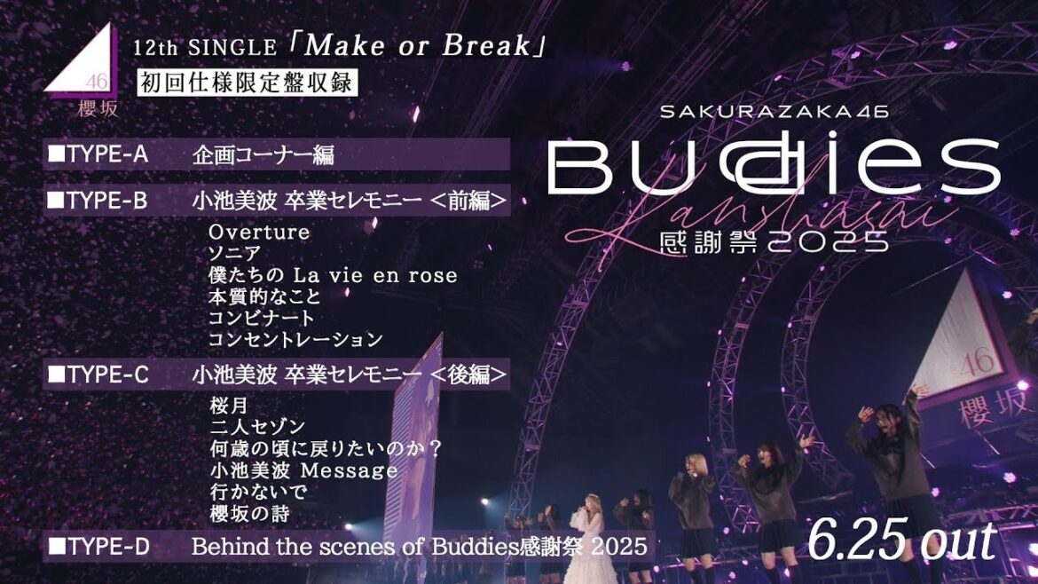 櫻坂46『Buddies感謝祭 2025 小池美波 卒業セレモニー』ダイジェスト映像