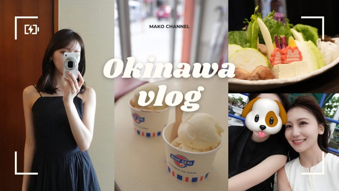 【沖縄vlog】2泊3日のんびり女子旅✈️🌺楽しみにしていたライブ🎤|美味しいご飯🍚|癒しのリフレッシュ旅行🩵